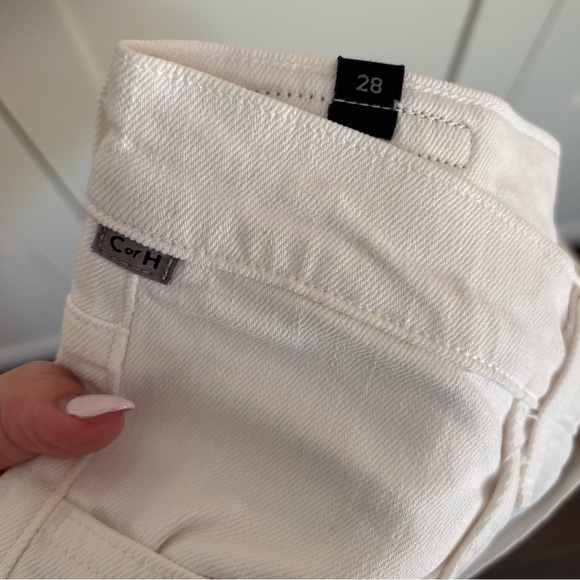 Citizens of Humanity Drew Flounce High Rise White Jeans 28 Boho Bell - Picture 4 of 6